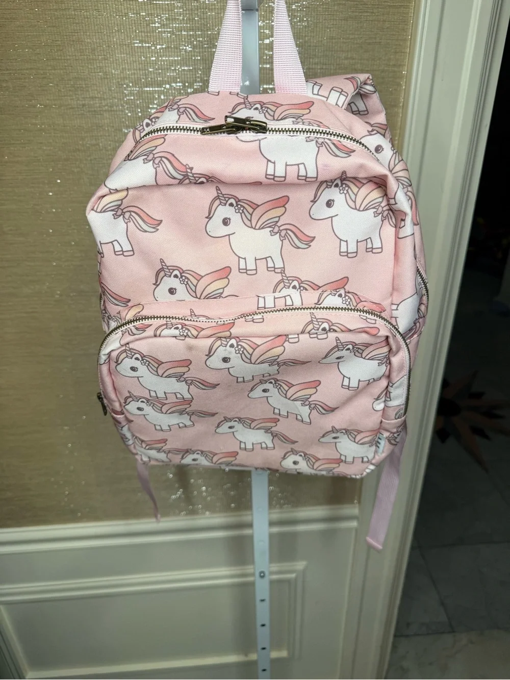 Huxbaby Pink Unicorn Print Kids Backpack